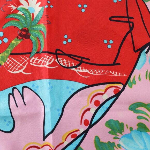 Christian Lacroix Silk Scarf Square - Picture 5 of 6